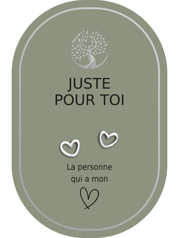 Boucles d'oreilles : Juste Pour Toi