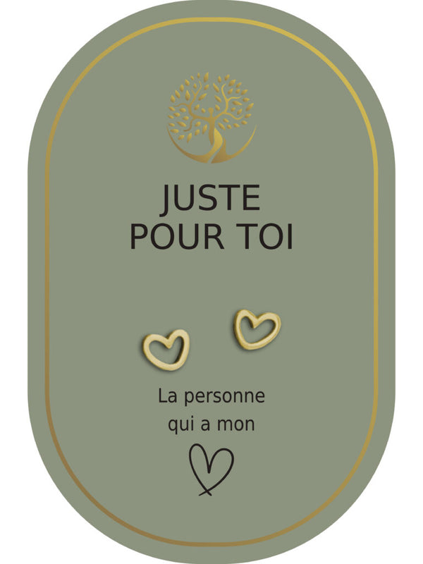 Boucles d'oreilles : Juste Pour Toi