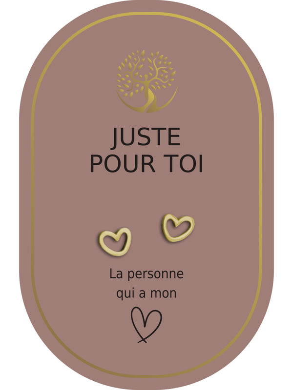 Boucles d'oreilles : Juste Pour Toi