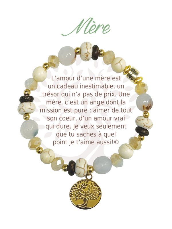 Bracelet Earth Angel Or : Mère