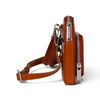Sac portefeuille Carmen en cuir cognac – autre vue