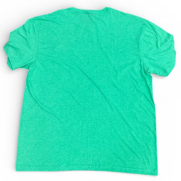 tee-shirt vert clair vue de dos
