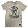 Tee-shirt Gris Charbon avec dessin à l'avant