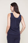 Camisole marine de dos