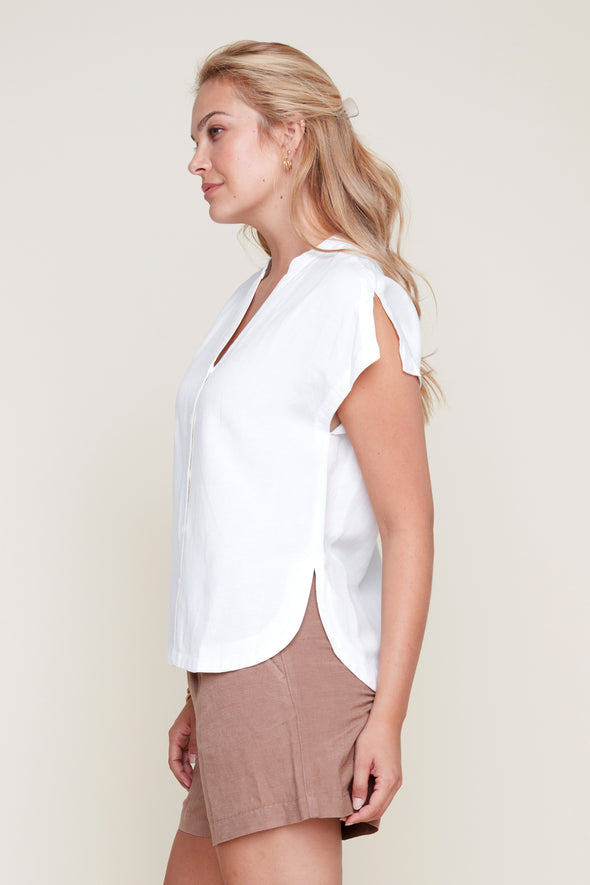 Blouse creme de côté