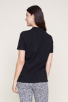 T-Shirt Zipper noir de dos