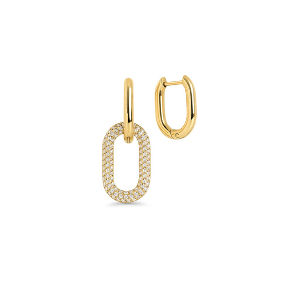 Boucles d'oreilles Constance Huggie