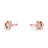 Boucles d'oreille Clous Lova Fleur rose