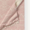 Jeté Atlas doublé en molleton – Rose pastel – Pokoloko