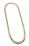 Chaîne Figaro Loyal 14K – 8 mm | 22"