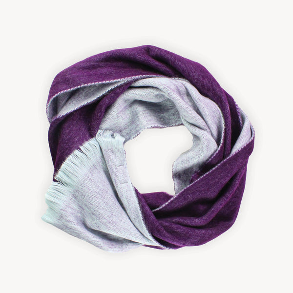 Seamless Scarf - Reversible Grape