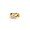 Bague Clemence – doré de Mia