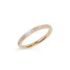 Bague éternité de Mia, fini doré