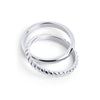 Bague Mika de Mia, fini argenté