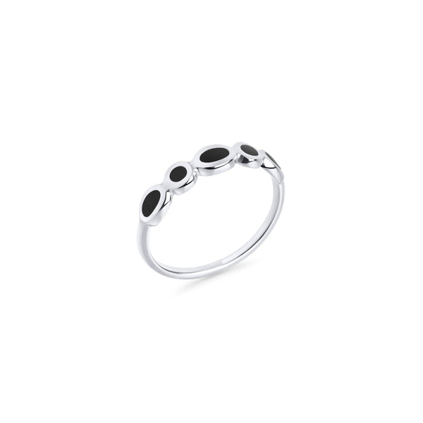 Bague Rebecca de Mia, fini argenté