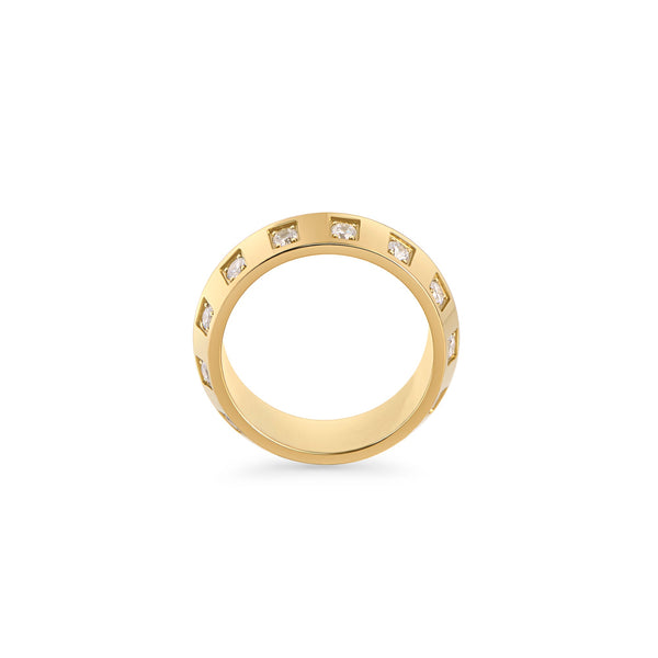 Bague Samira de Mia, fini argenté