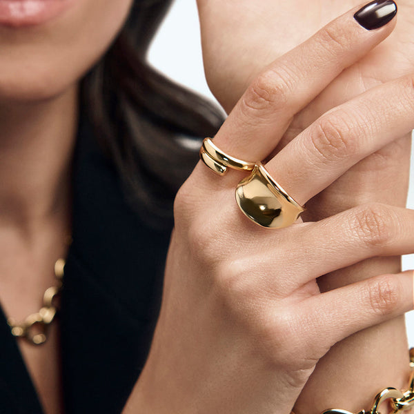 Bague Thalia – doré de Mia