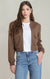 Blouson aviateur pied-de-poule Dex, coloris pied de poule, vêtement porté