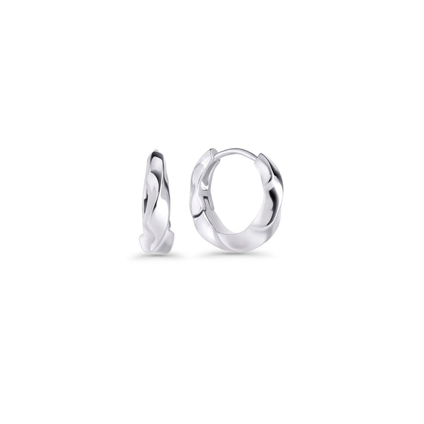 Boucles d’oreilles dormeuses Aubery – argenté de Mia