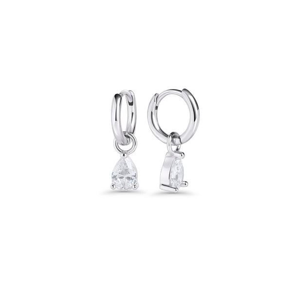 Boucles d’oreilles dormeuses Cosette – argenté de Mia