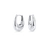Boucles d’oreilles dormeuses Lysandre – argenté de Mia
