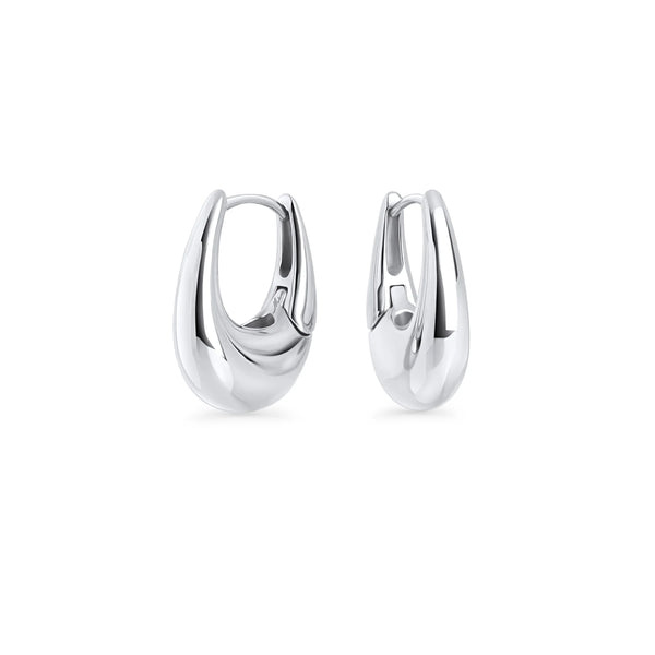 Boucles d’oreilles dormeuses Lysandre – argenté de Mia
