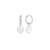 Boucles d’oreilles dormeuses Nelliann – argenté de Mia