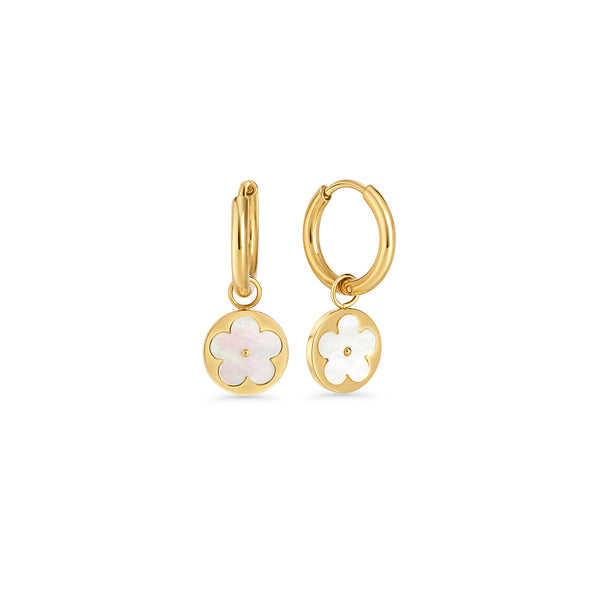 Boucles d’oreilles dormeuses Nelliann – doré de Mia