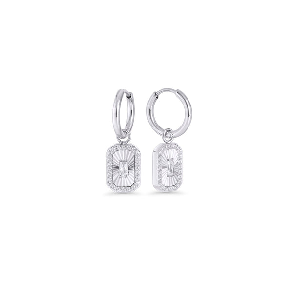 Boucles d’oreilles dormeuses Orsay – argenté de Mia