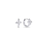 Boucles d’oreilles dormeuses Siona II – argenté de Mia