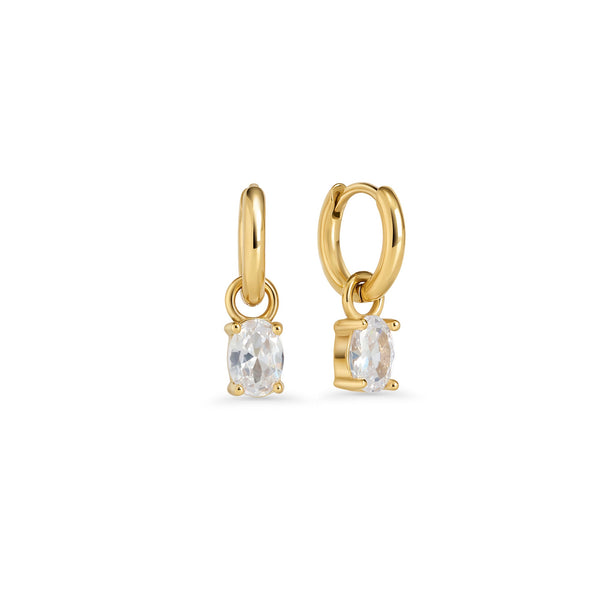 Boucles d’oreilles dormeuses Windsor – doré de Mia