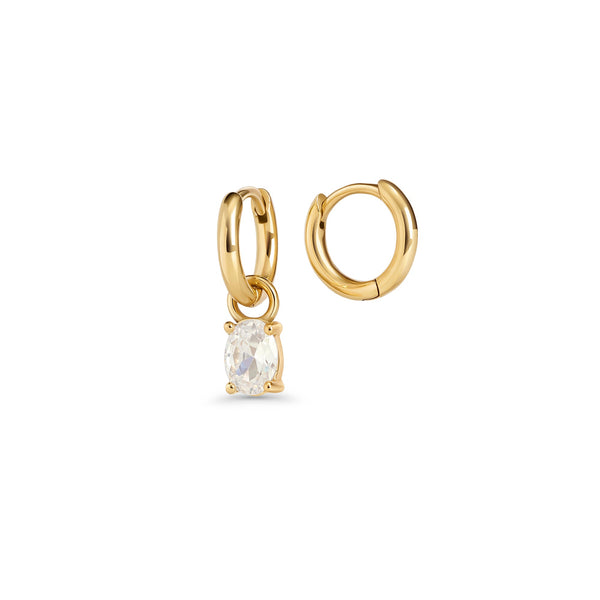 Boucles d’oreilles dormeuses Windsor – doré de Mia