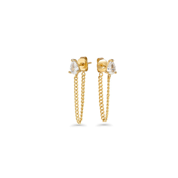 Boucles d’oreilles fixes Cosette II – doré de Mia