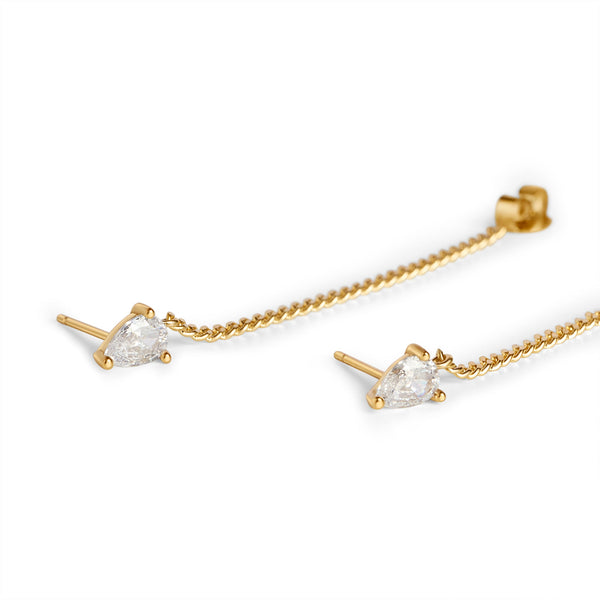 Boucles d’oreilles fixes Cosette II – doré de Mia