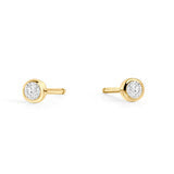 Boucles d’oreilles fixes Jupiter – doré de Mia