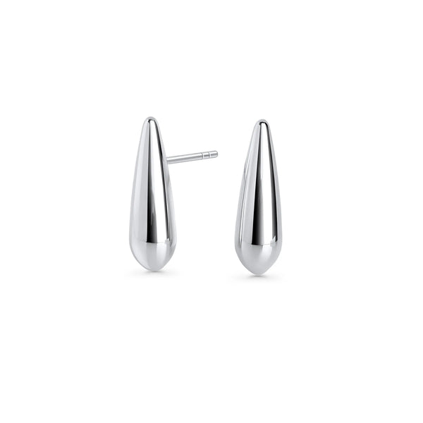Boucles d’oreilles fixes Natalia – argenté de Mia