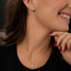 Boucles d’oreilles fixes Ophelia – argenté de Mia