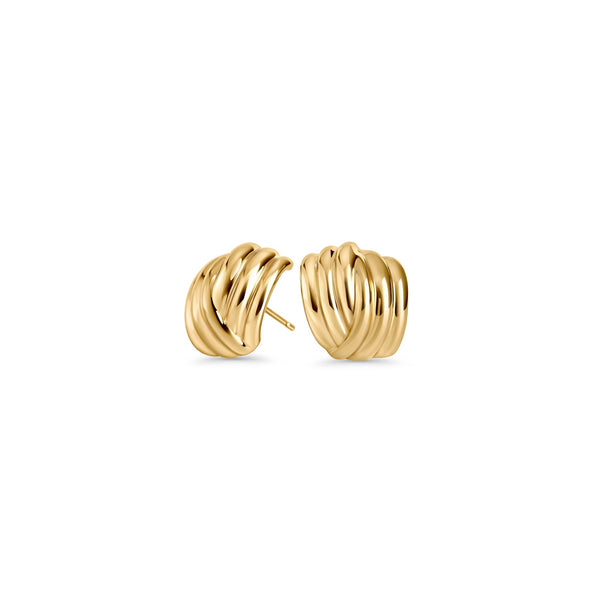 Boucles d’oreilles fixes Rivoli – doré de Mia