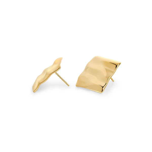 Boucles d’oreilles fixes Zyra de Mia, fini argenté
