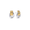 Boucles d’oreilles pendantes Valence – argenté et doré de Mia