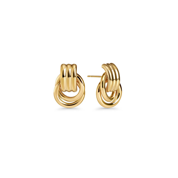 Boucles d’oreilles pendantes Valence – doré de Mia