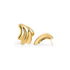 Boucles d’oreilles pendantes Windy – doré de Mia