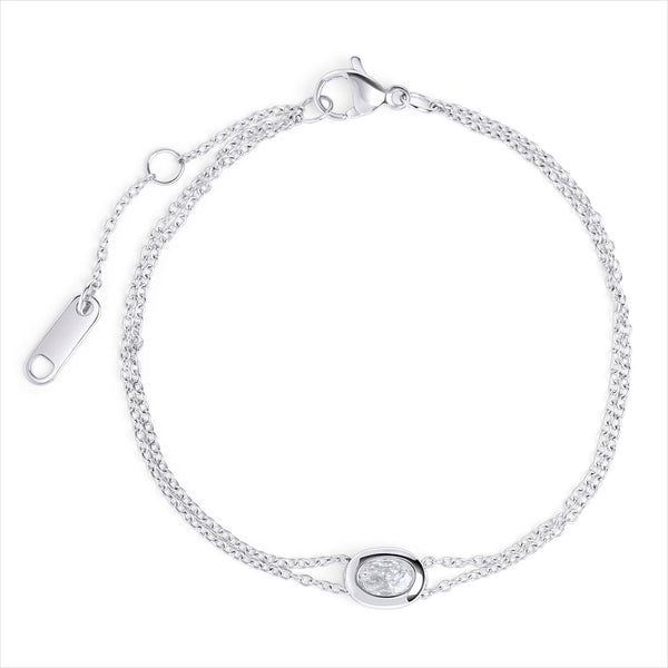 Bracelet Clemence – argenté de Mia