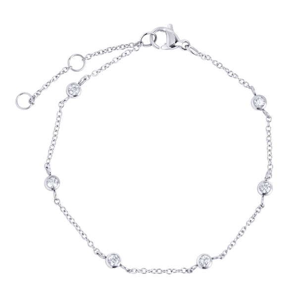Bracelet Jupiter de Mia, fini argenté
