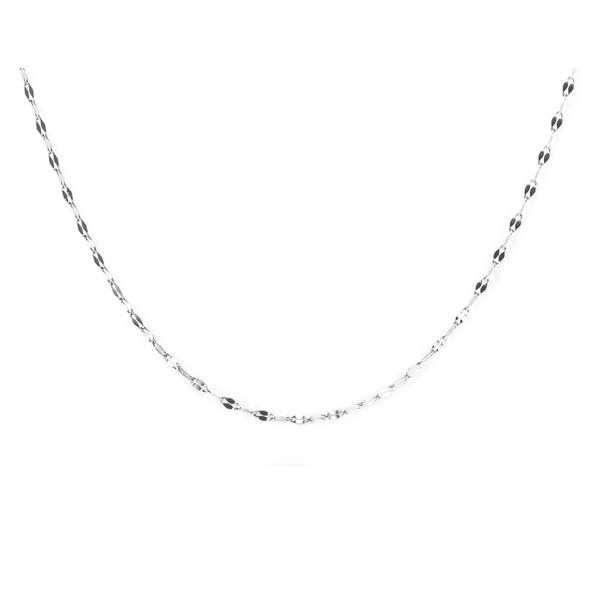 Chaîne coupe diamant acier inox de Mia, fini argenté