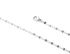 Chaîne coupe diamant acier inox de Mia, fini argenté
