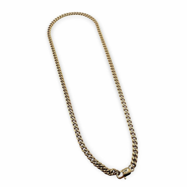 Chaîne Viril 14K Maille Cubaine – 6 mm | 22”