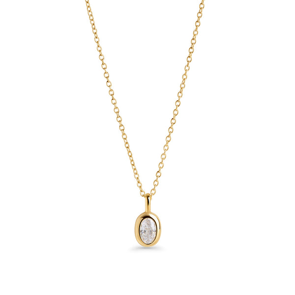 Collier pendentif Clemence – doré de Mia