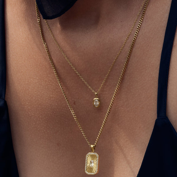 Collier pendentif Orsay – doré de Mia