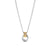 Collier pendentif Valence – argenté et doré de Mia